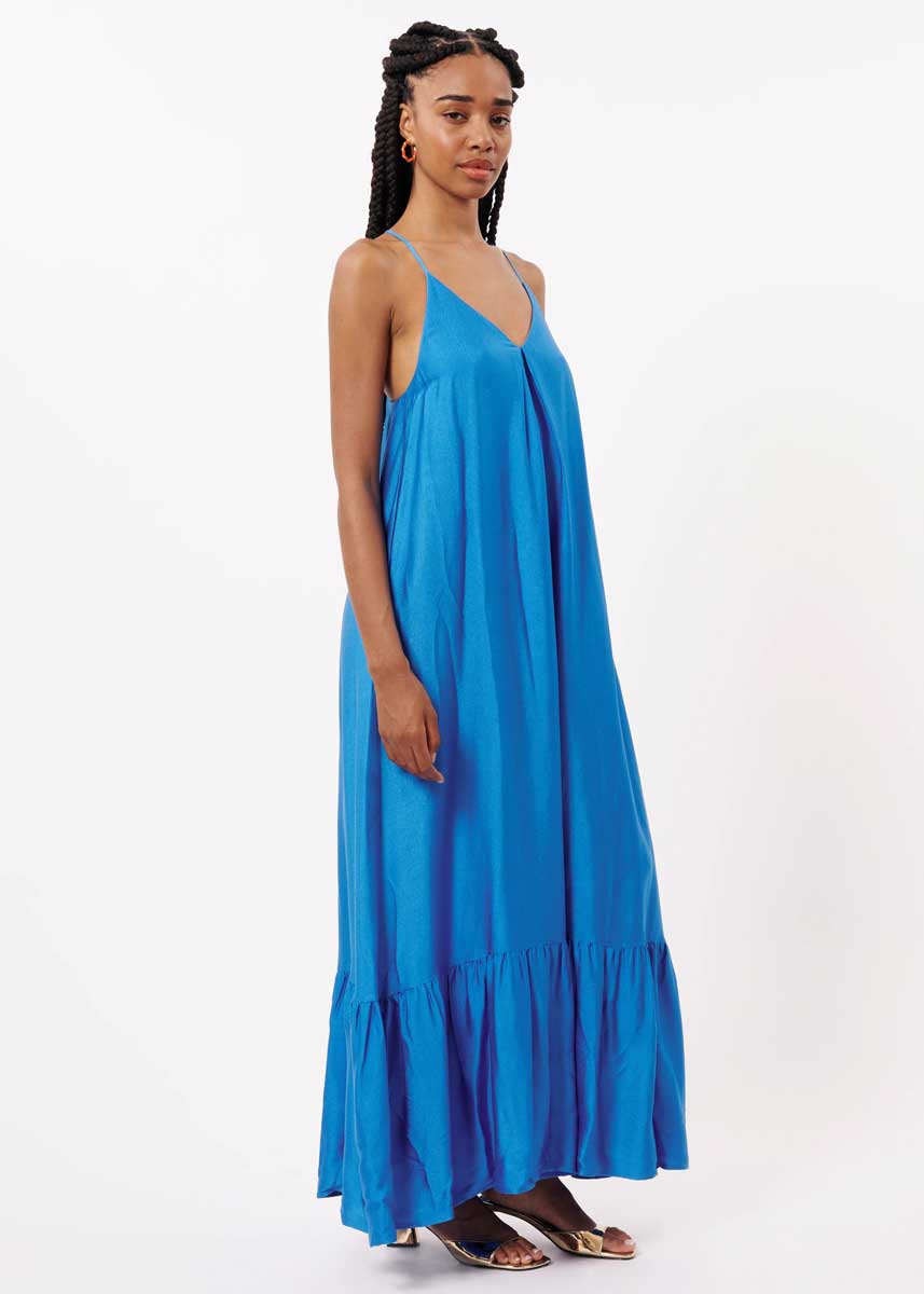 Anais Woven Dress - Electric Blue