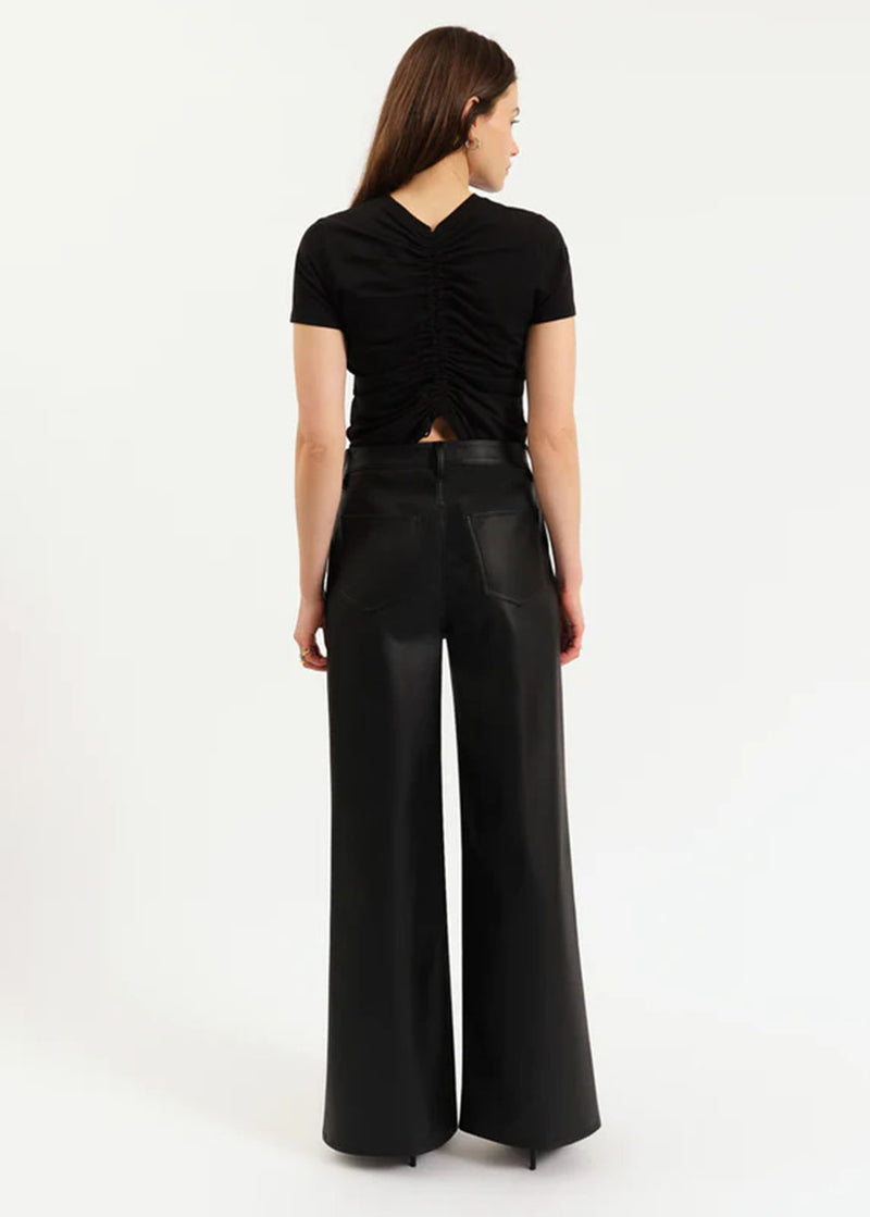 Far Out Center Seam High Rise Wide Leg Pants - Cinematic