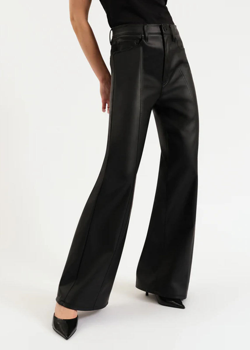 Far Out Center Seam High Rise Wide Leg Pants - Cinematic