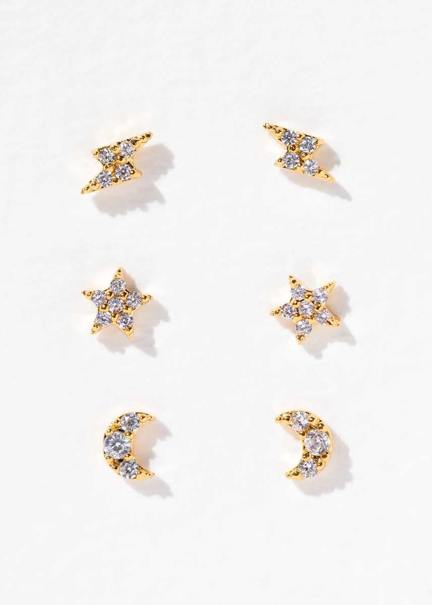 Teeny Tiny Galaxy Stud Set