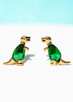 Terrific T-Rex Studs - Gold