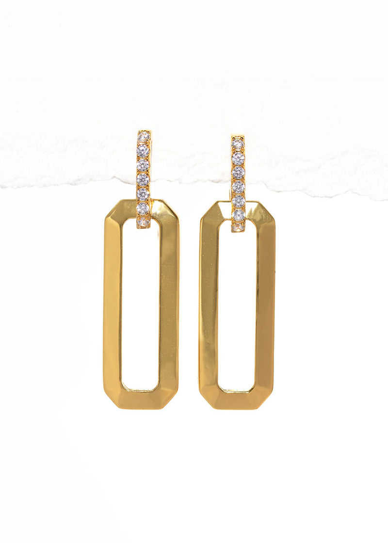 Milano Dangle Earrings - Gold