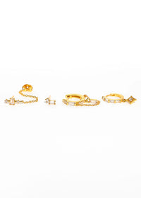 Golden Era Earring Set - Gold