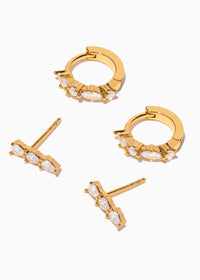 Capri Earring Set - Gold
