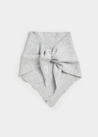 MAD HTR Triangle Scarf - Heather Grey