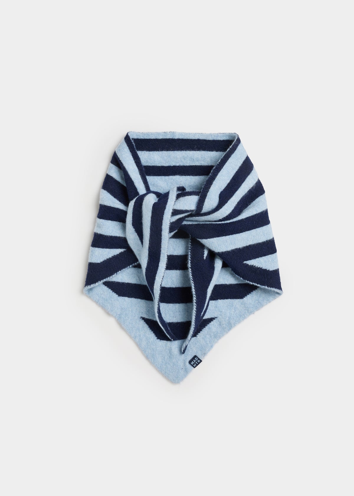MAD HTR Triangle Scarf - Blue & Navy