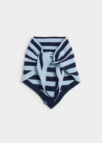 MAD HTR Triangle Scarf - Blue & Navy
