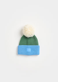 MAD HTR Two-Tone Beanie - Infant - Green & Blue