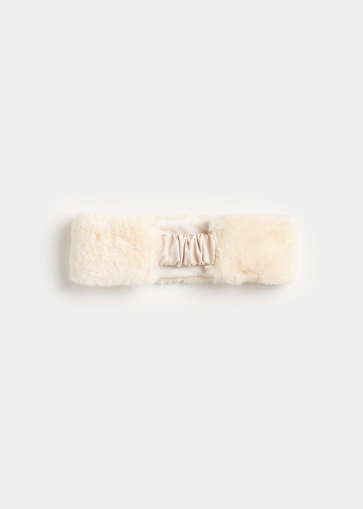 MAD HTR Faux Fur Headband - Ivory