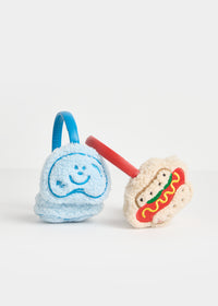 Mini Wonder Sherpa Earmuff - Hot Dog