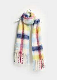 MAD HTR Oversized Blanket Scarf - Multicolor Plaid