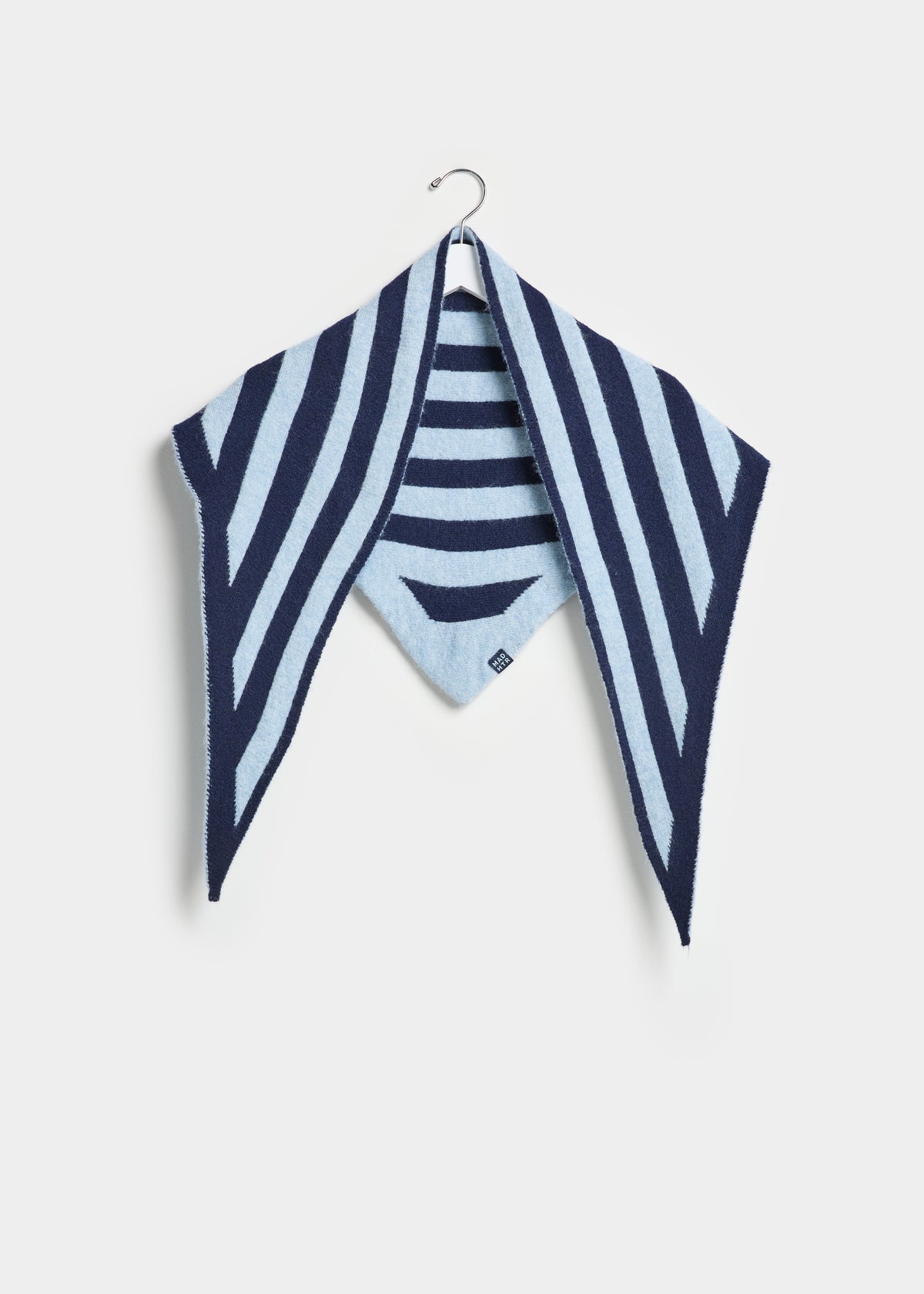 MAD HTR Triangle Scarf - Blue & Navy