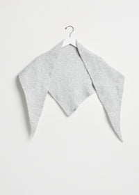 MAD HTR Triangle Scarf - Heather Grey