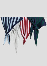 MAD HTR Triangle Scarf - Burgundy & Pink