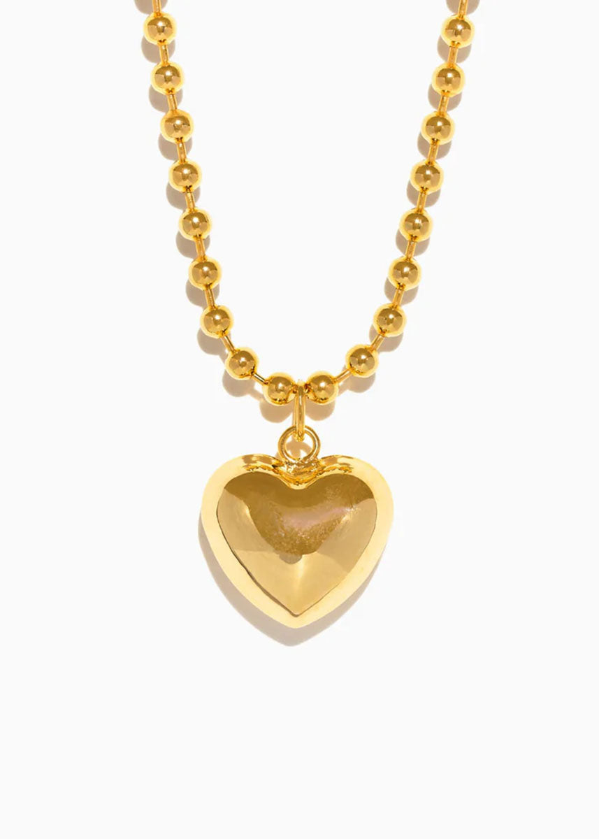 Heart Of Gold Necklace - Gold