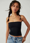 Talk About It Tube Top - Black