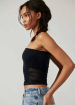 Talk About It Tube Top - Black