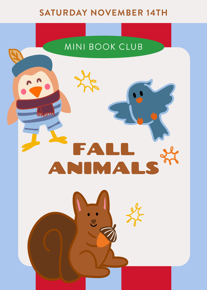 Fall Animals Story Time With Connections Academics 11/14