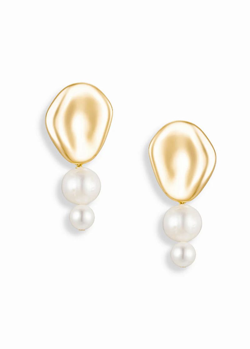 Farrah Pearl Drop Earrings