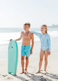 Scallop Boardshort - Ocean Blue