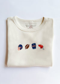 Chicago Football Icons Baby Tee