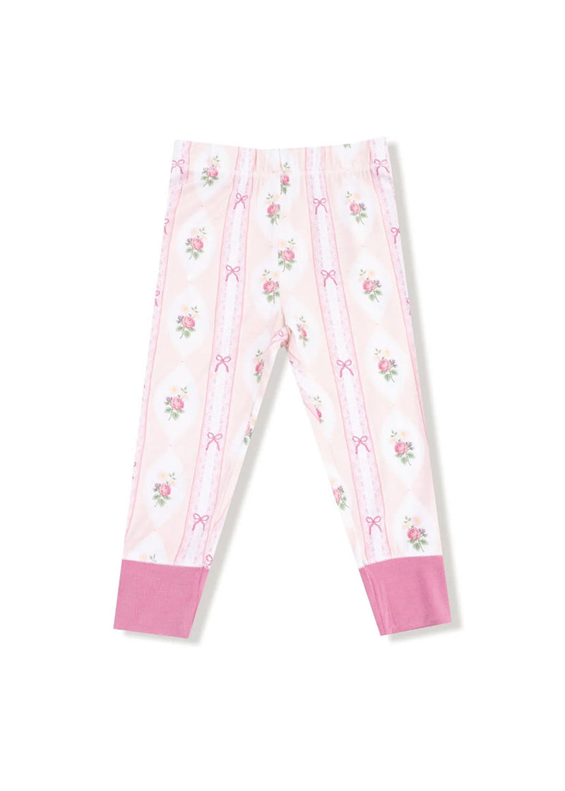 2-Piece L/S Pajama Set - Ogee Lace Floral