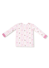 2-Piece L/S Pajama Set - Ogee Lace Floral