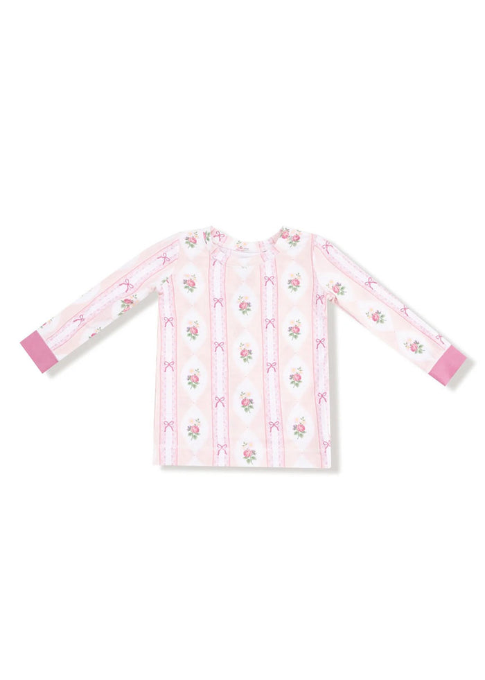 2-Piece L/S Pajama Set - Ogee Lace Floral