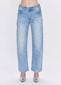 Lexi Mid Rise Bowed Straight - Aries