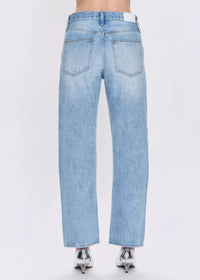 Lexi Mid Rise Bowed Straight - Aries