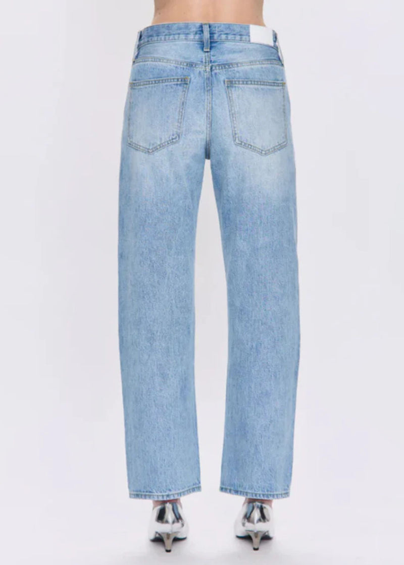 Lexi Mid Rise Bowed Straight - Aries