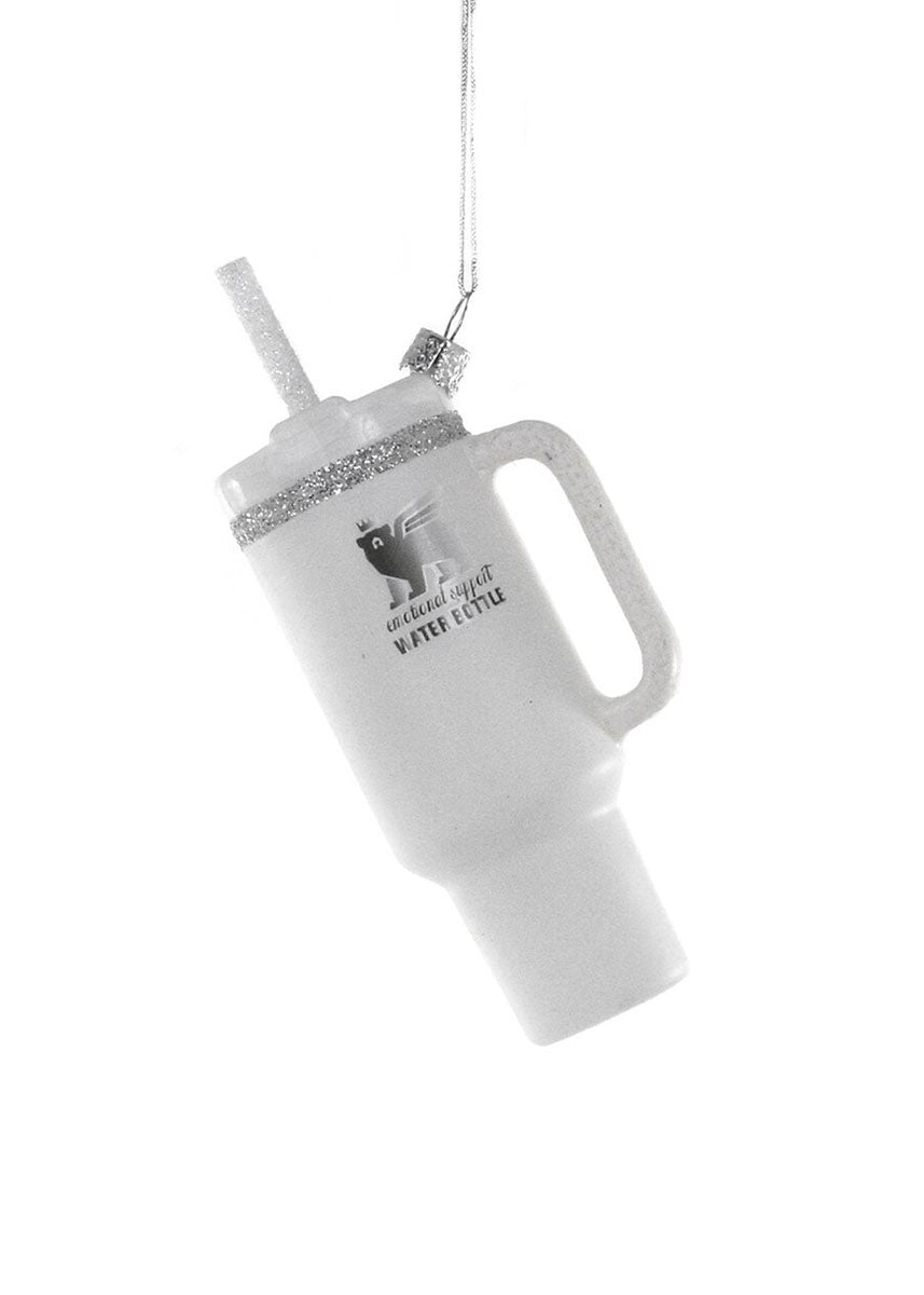 Beverage Tumbler Ornament - White