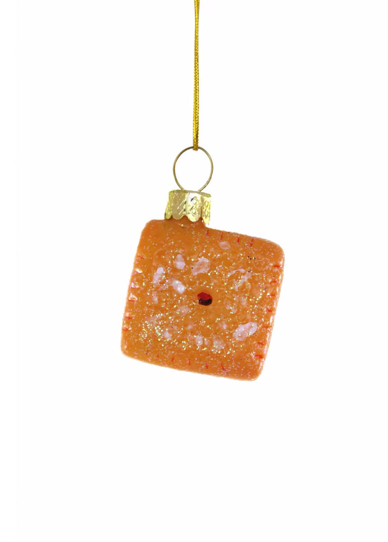 Cheese It Cracker Ornament