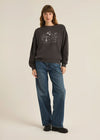 Wine Club Sunday Sweatshirt - Black Sand