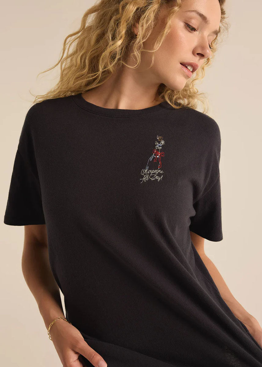 Poppin Pacific Tee - Black Sand