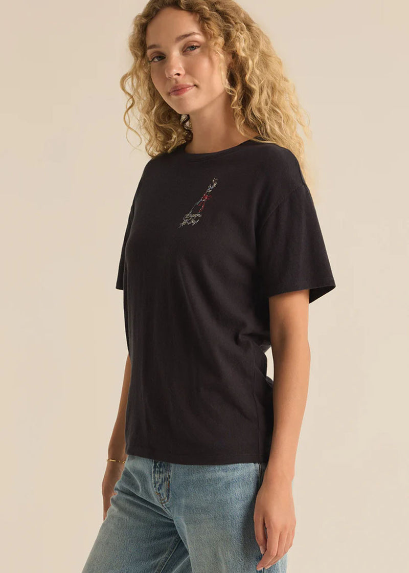 Poppin Pacific Tee - Black Sand