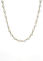 Gadot Beaded Necklace - Pearl