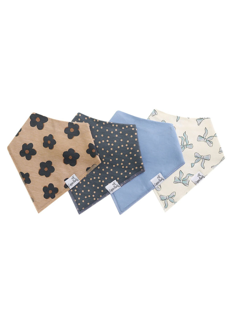Gemma Bandana Bib Set - 4-Pack