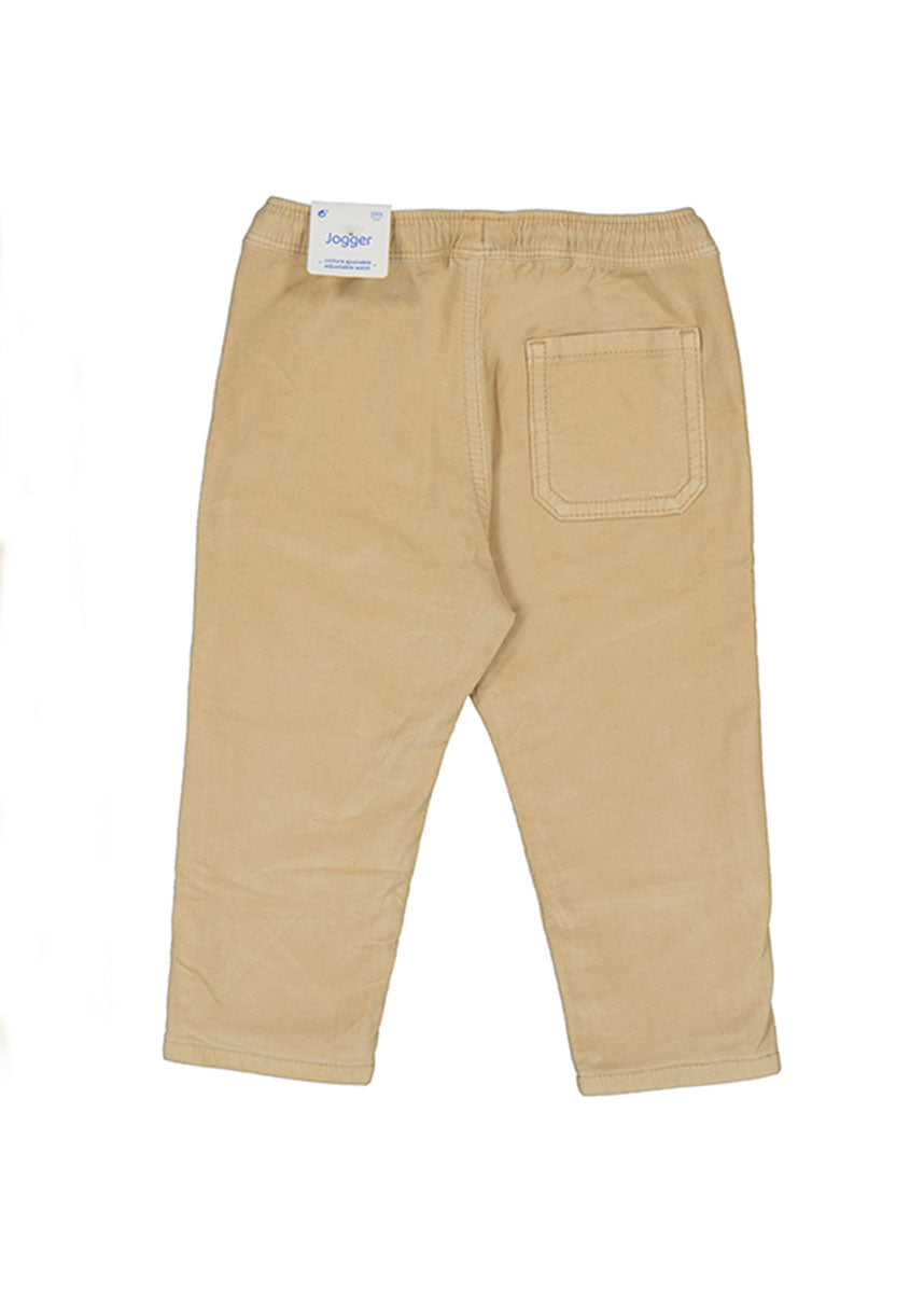 Flynn Micro-Cord Lined Trousers - Almond