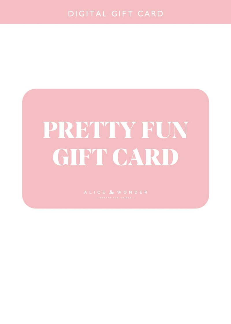 Digital Alice & Wonder Gift Card
