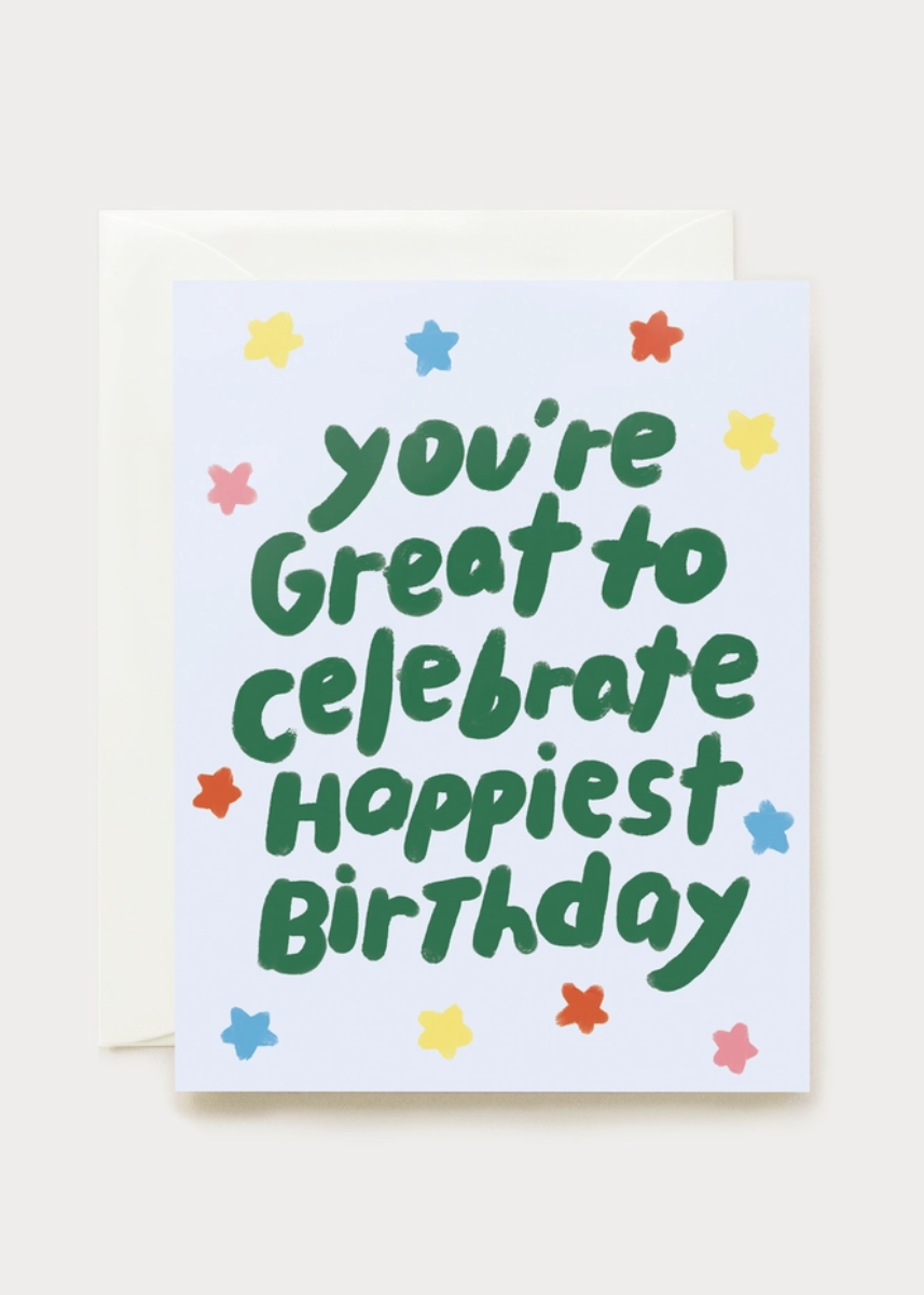 Great To Celebrate Birthday Card