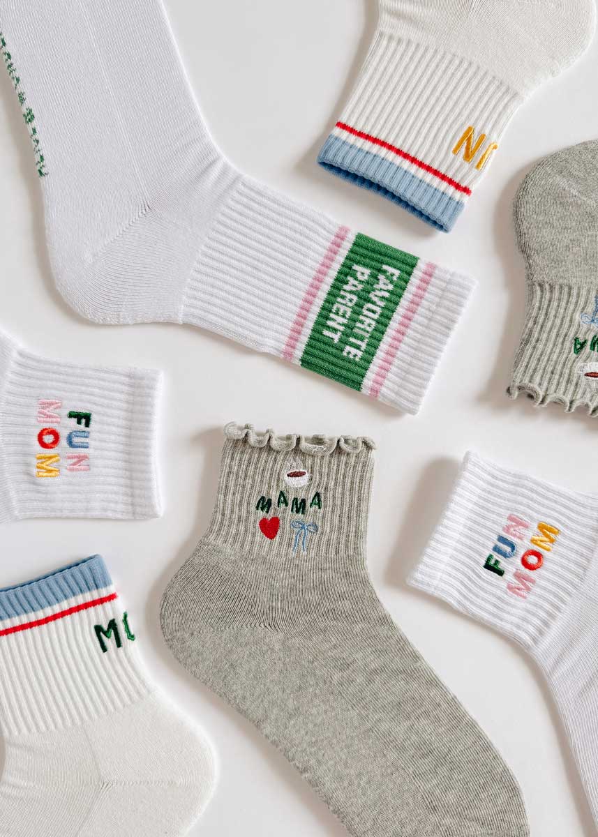 Fun Mom Mini Crew Sock