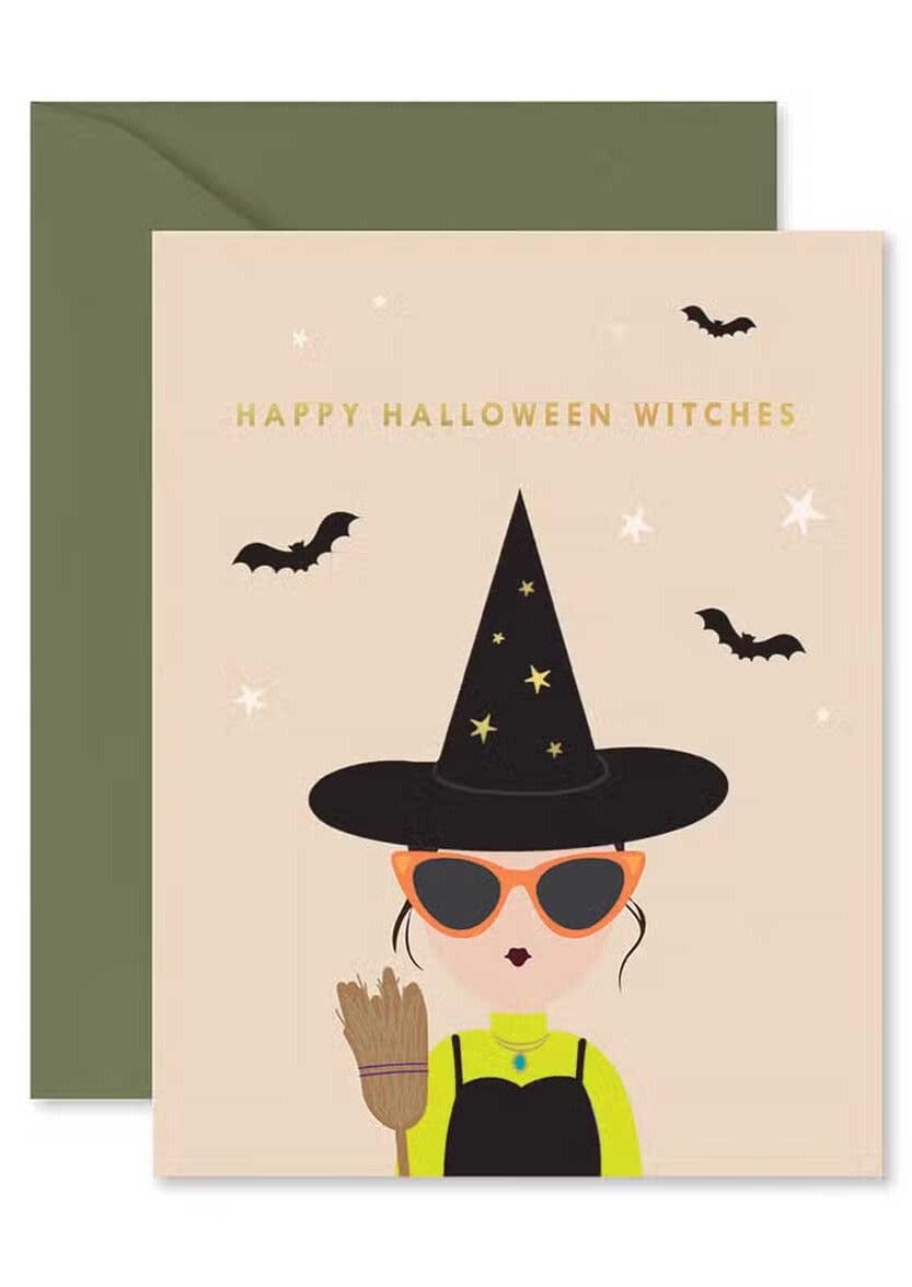 Happy Halloween Witches Card