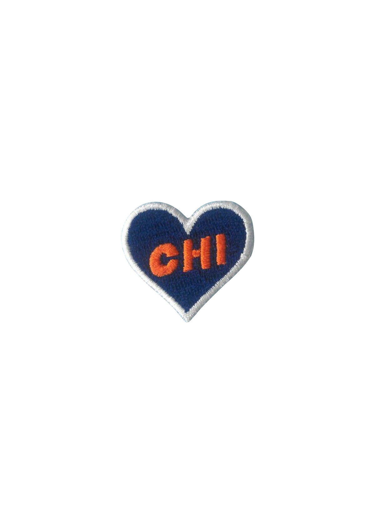 Heart Chi Patch - Navy