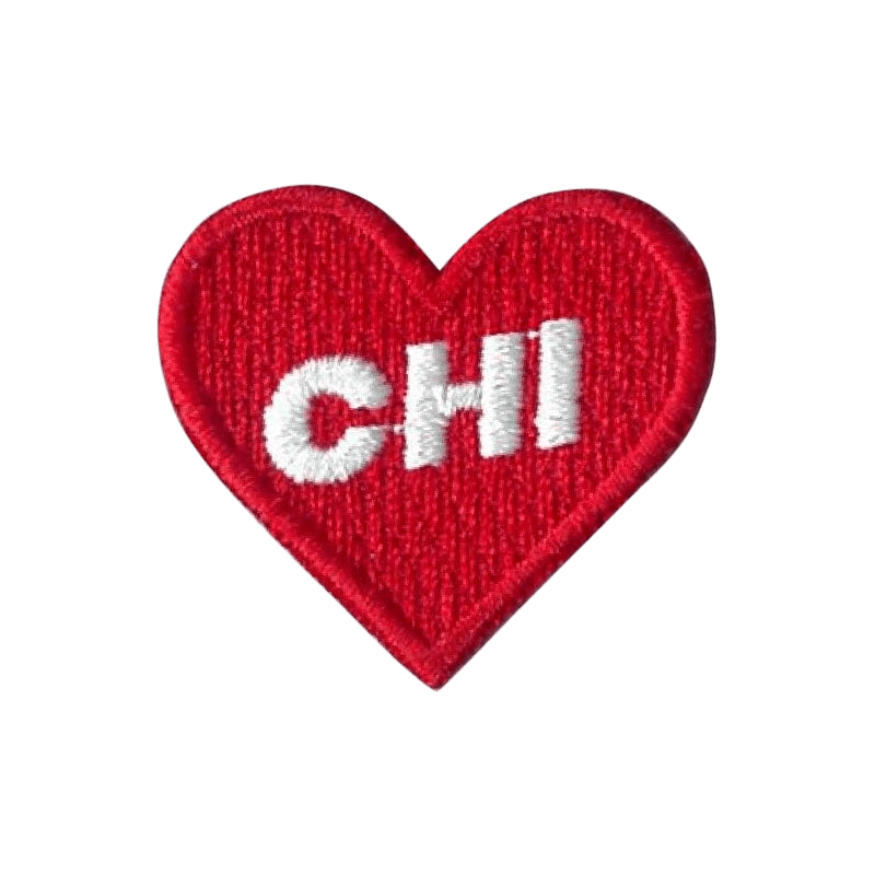 Heart Chi Patch - Red
