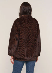 Nelsi Faux Fur Coat - Mink