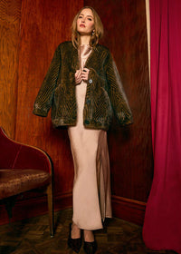 Nelsi Faux Fur Coat - Mink