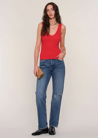 Janina Top - Scarlet