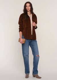 Tilly Cord Shirt - Saddle