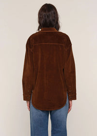 Tilly Cord Shirt - Saddle